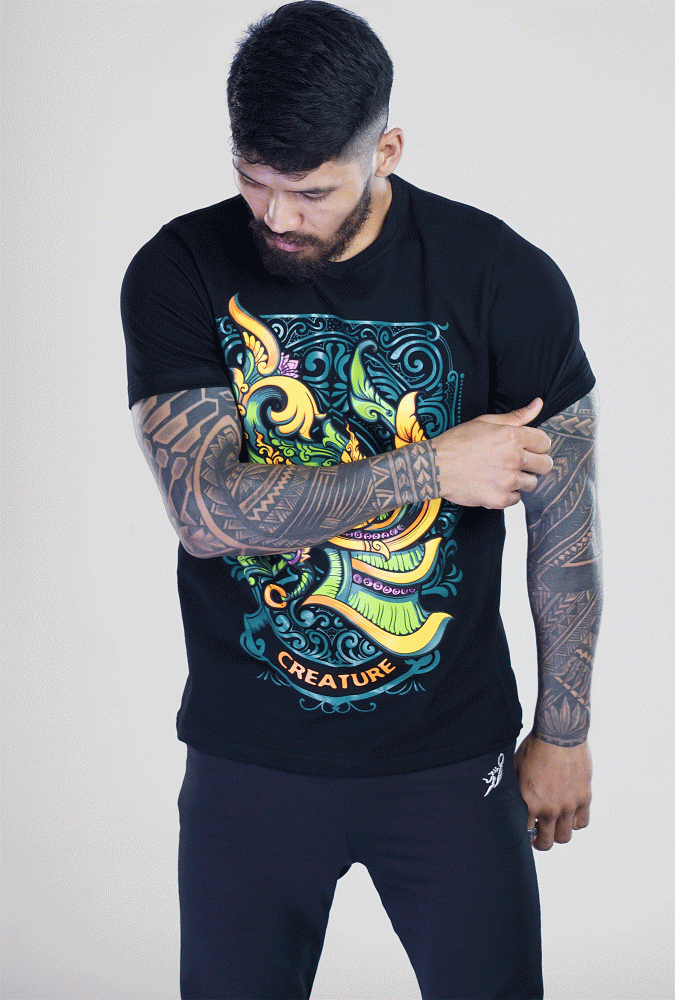 Dragon Saturday Born Boy T-shirt (Black)
