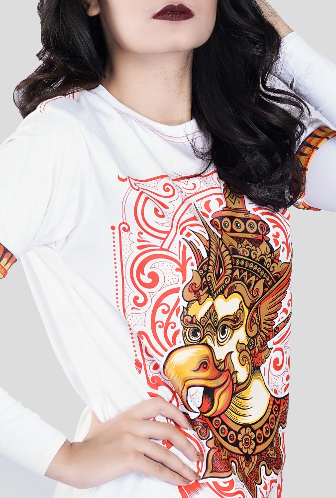 Garuda Sunday Born T-shirt Girl (White)