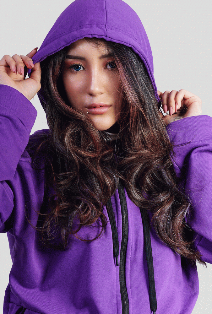 Golden Culture Purple Hoodie (Girl)