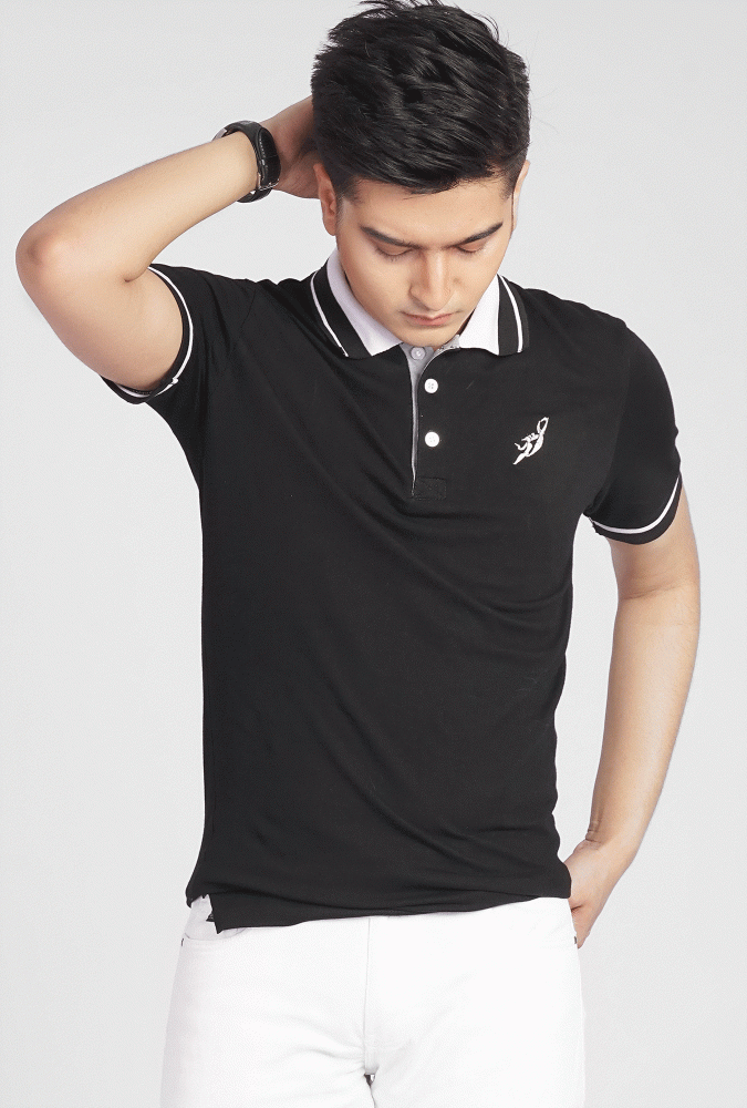 Basic Black Polo Shirt
