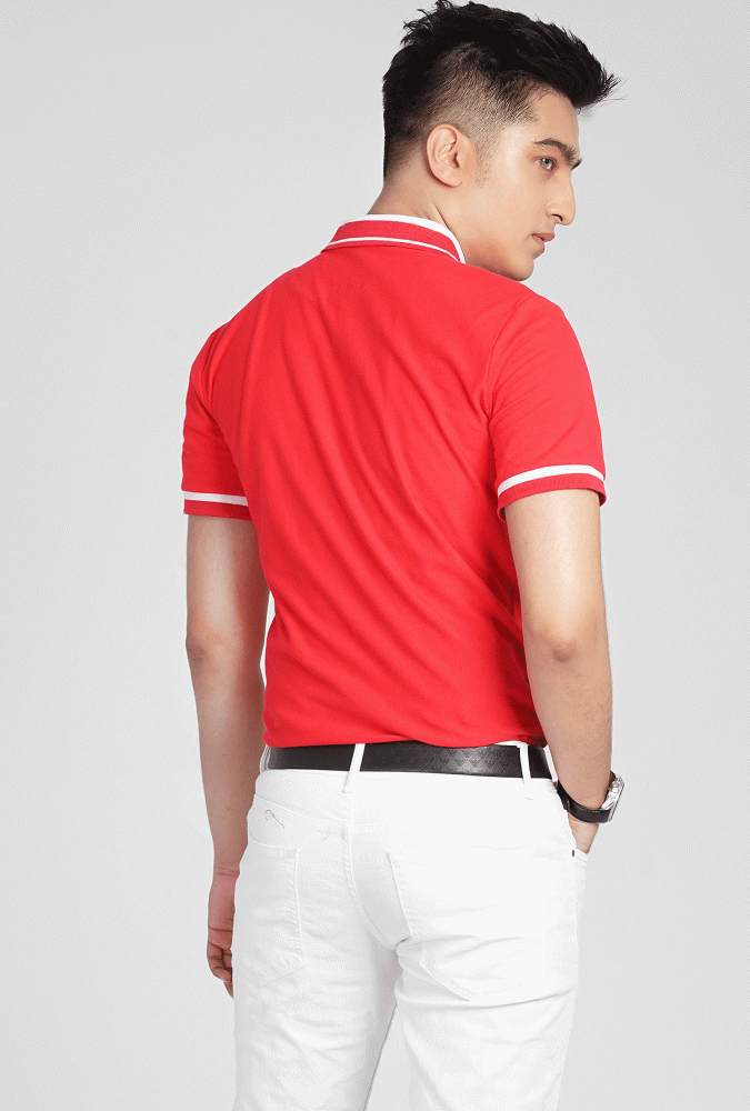 Basic Red Polo Shirt