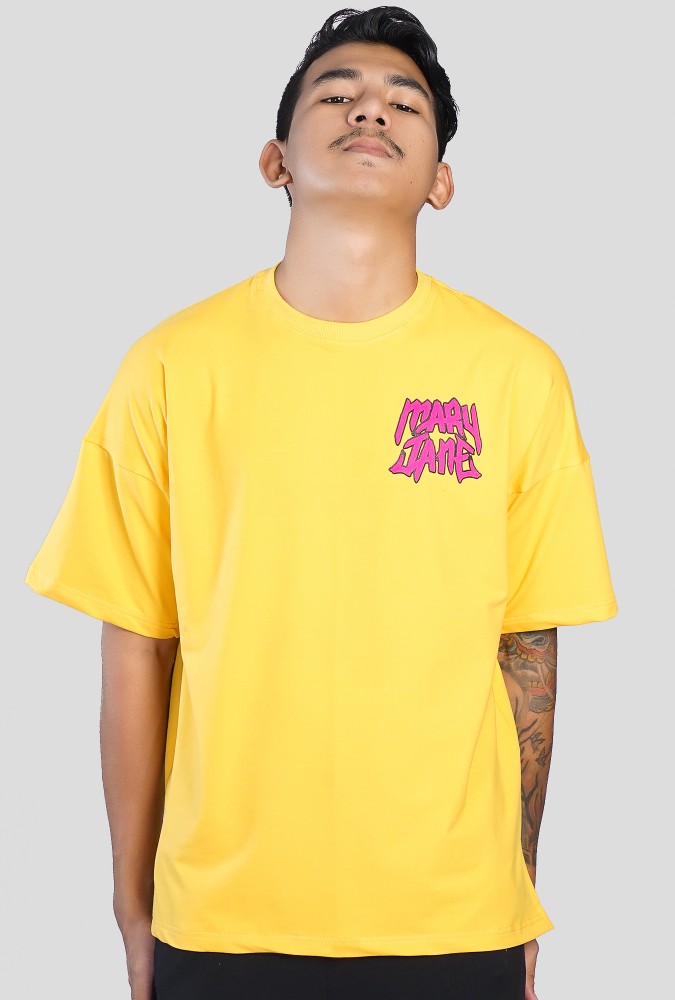 Mary Jane Boy Tshirt (Yellow) Design 1