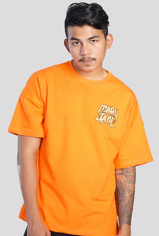Mary Jane Boy Tshirt (Orange) Design 2