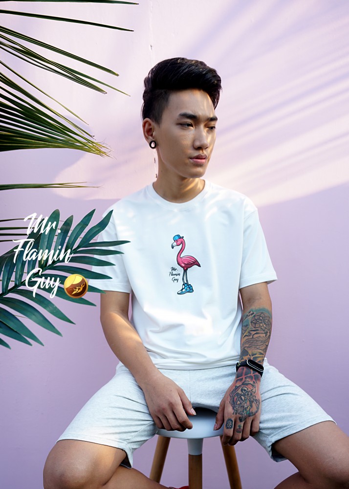 Flamingos Loose Fit Tshirt