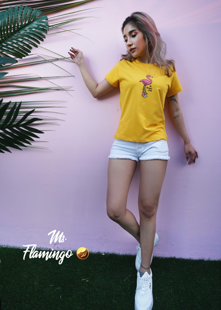 Flamingos Loose Fit Girl T-shirt